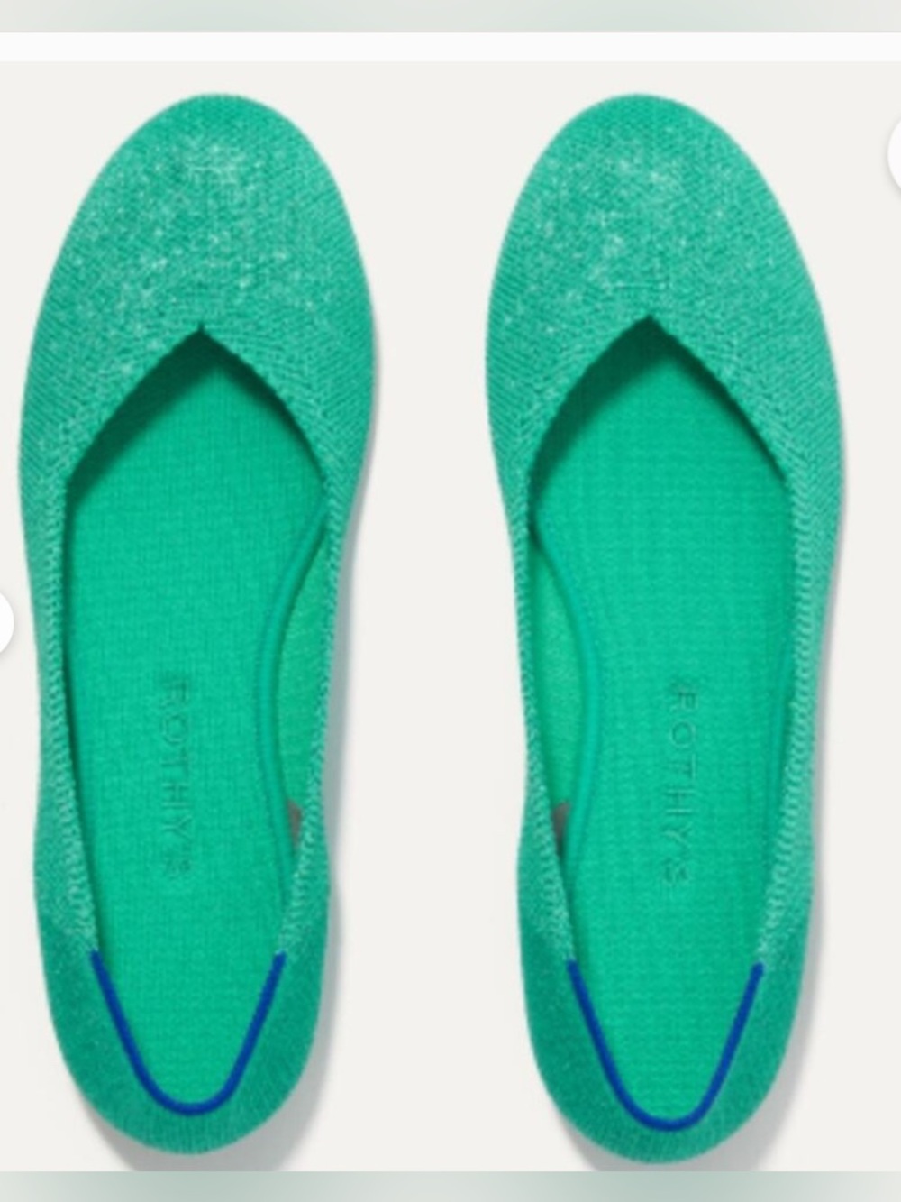 Rothy’s Mojito Metallic Flats Size 11